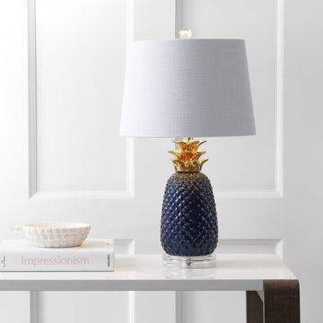 Pineapple 23" Ceramic LED Table Lamp - JONATHAN Y